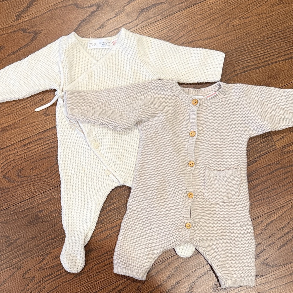 Zara Knit Outfits Size 0-1M
